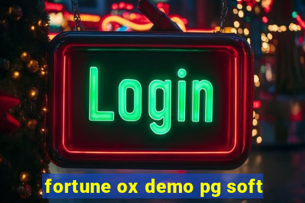 fortune ox demo pg soft